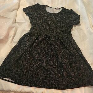 Floral Lularoe 3xl Dress With Zipper Back